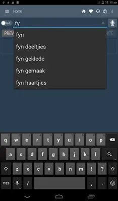 Afrikaans Dictionary android App screenshot 4